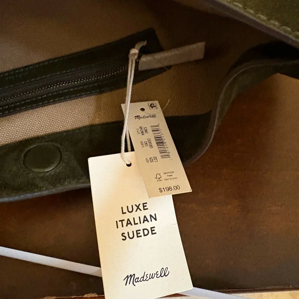 Madewell Mylie Shoulder Bag Olive Green - Picture 5 of 5